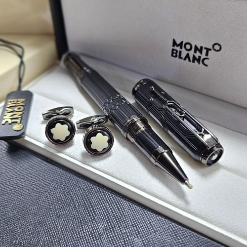 قلم وكبك مونت بلانك الجديد