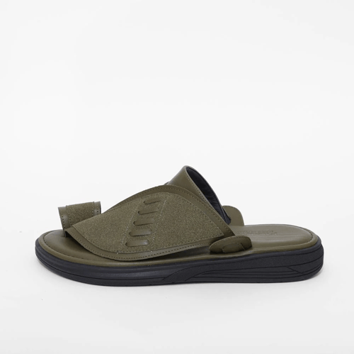 حذاء شرقي ايطالي طبي زيتي