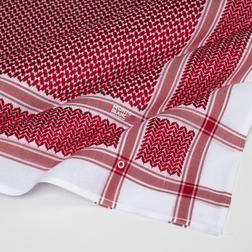 شماغ مونت بلانك احمر غامق 2026