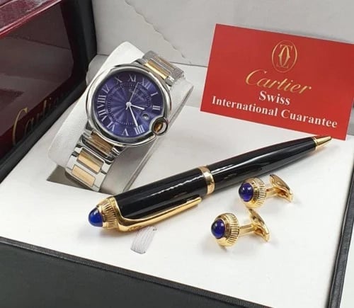 طقم كارتير ساعه قلم كبك