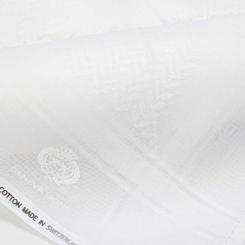 شماغ جينيفا ليونز أبيض سويسري 2024