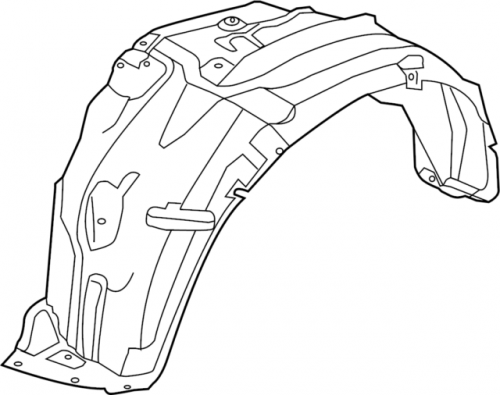 بطانة رفرف اكستير طقم يمين ويسار (تجاري)