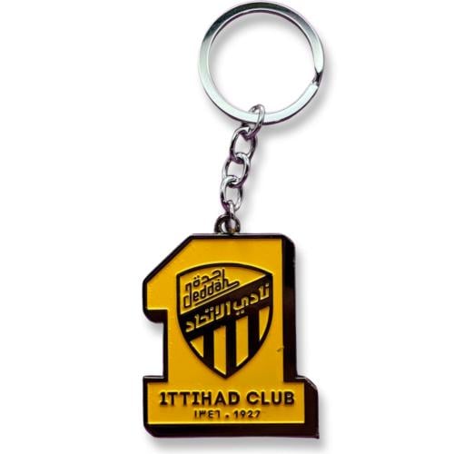 تعليقة مفتاح بشعار نادي الاتحاد السعودي