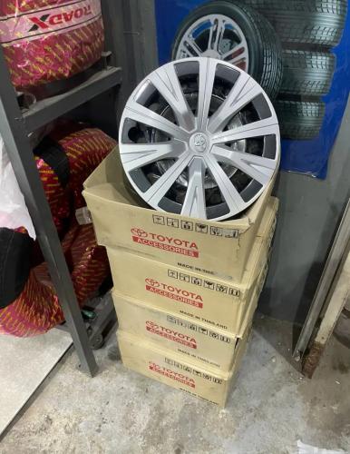 طقم جنوط كامري مع الطيس 2018-2024 اصليه وكاله