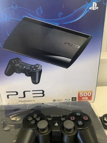 بلايستيشن ثري | حجم 500 جيجا (50 لعبة) أسود