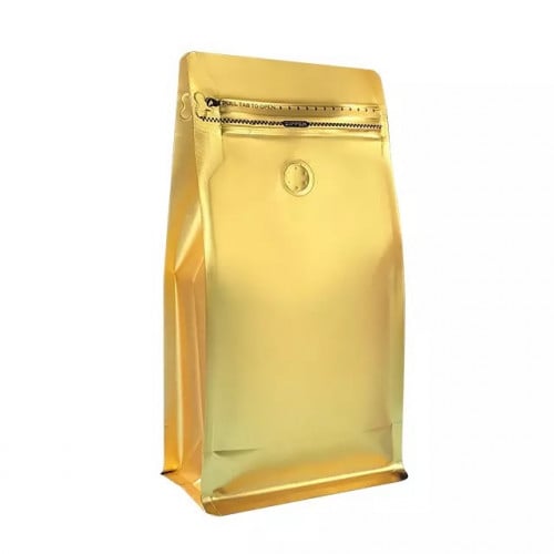 أكياس قهوة بصمام 250 جرام ذهبي