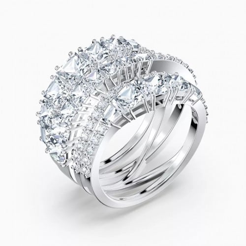 خاتم الهبة الابيض من سوارفسكي