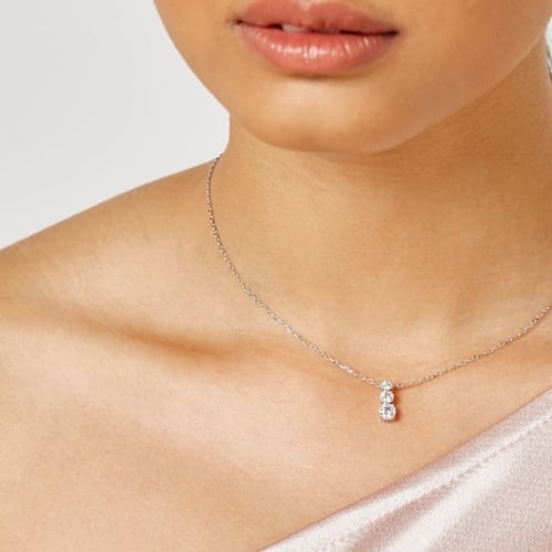 سلسال الكرستالات الثلاث سوارفسكي