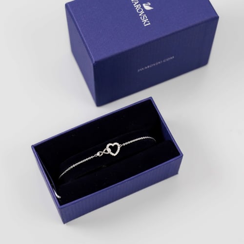 سوارة رومنسية قلب مرتبط سوارفسكي