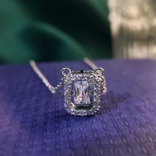 سلسال مستطيل لامع من سوارفسكي