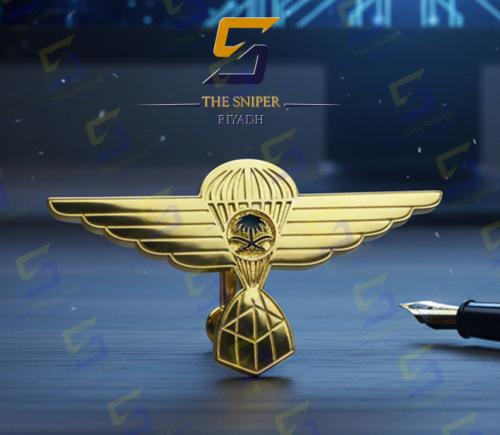 امداد جوي حديد ذهبي مقاس 35x65 mm