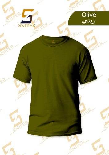 فنيلة داخلية لون زيتي