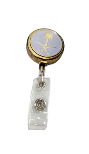 تعليقة شعار سيفين نخلة ذهبي