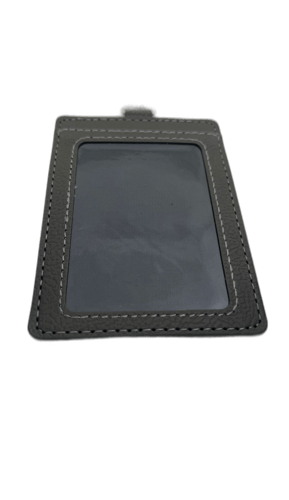 محفظة بطاقة عمل ارامكو طول مع تعليقة فضي