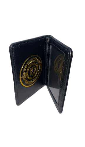 محفظة بطاقة شعار مكافحة المخدرات طبا عة من الداخل...