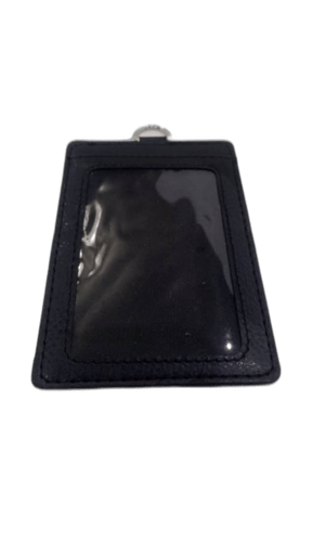 محفظة بطاقة عمل وزارة الدفاع ملون أسود مع تعليقة أ...