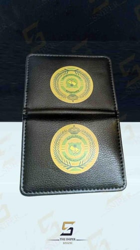 محفظة بطاقة شعار مكافحة المخدرات حديد داخلي وطباعة...