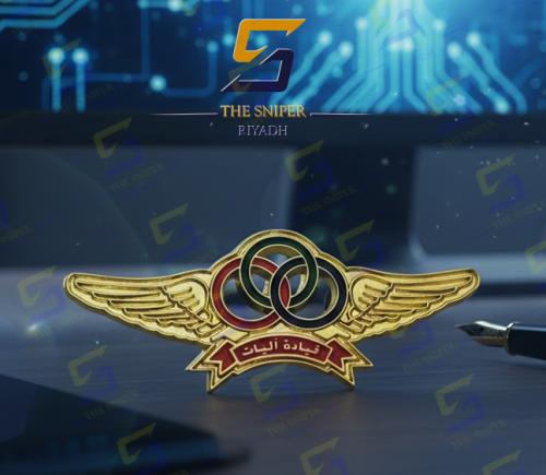 قيادة آليات حديد ذهبي مقاس 36x80 mm