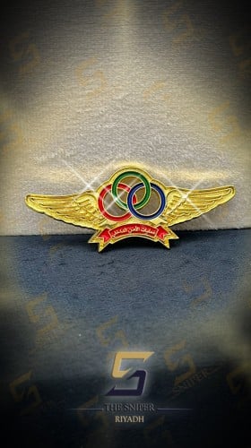 عمليات الأمن الداخلي حديد ذهبي مقاس 36x80 mm