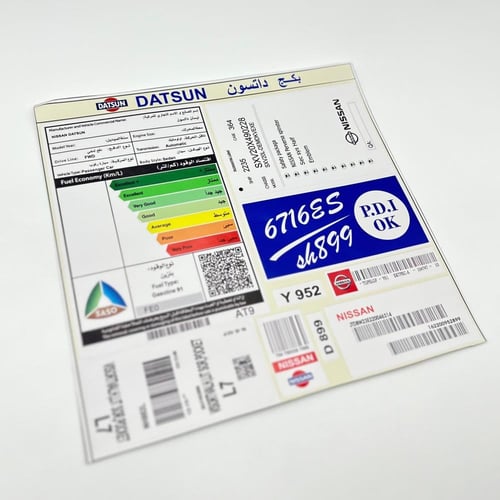 بكج استيكرات وكاله - نيسان ددسن