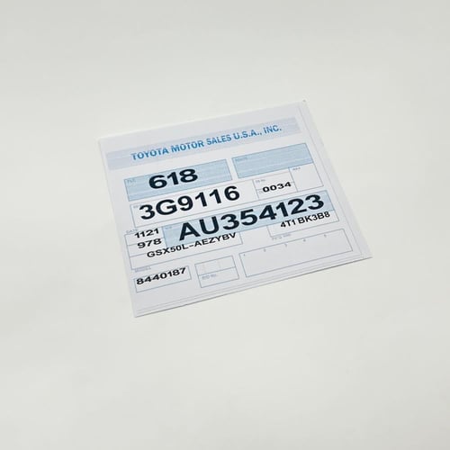 بكج استيكرات وكاله - تويوتا افالون