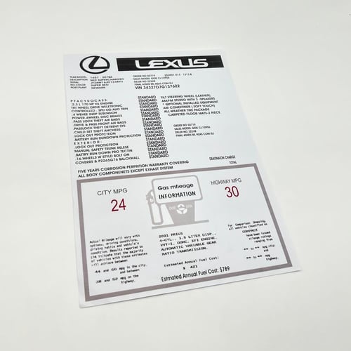 بكج استيكرات وكاله - لكزس