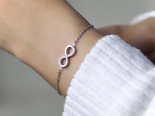 سوارة infinity - فضي