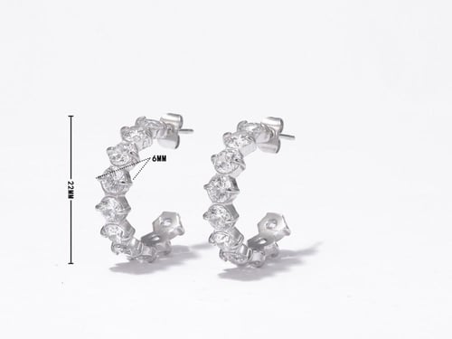 حلق Gaya - فضي