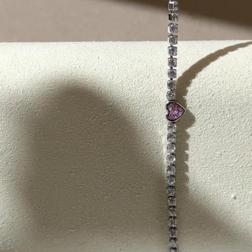 سوارة Nina - قلب وردي