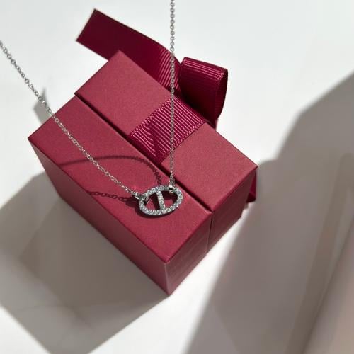 Christine necklace - فضي