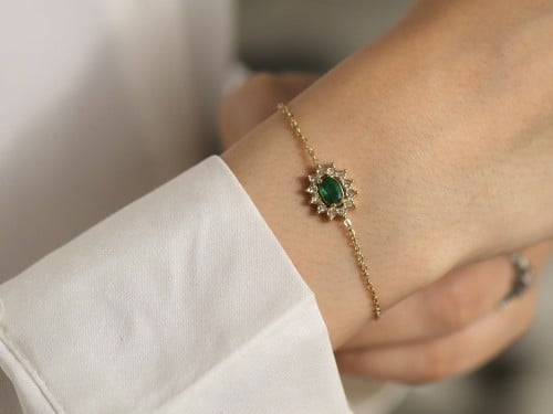 سوارة فيكتوريا - كريستال اخضر