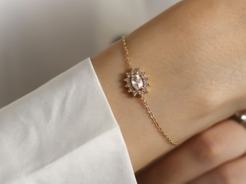 سوارة فيكتوريا - بالكريستال الشفاف