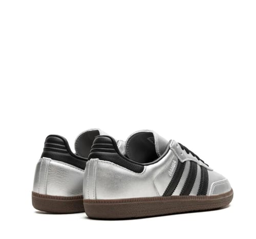Samba OG "Silver Metallic/Black/Gum" sneakers