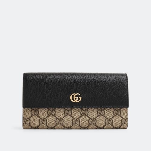 GUCCI GG Marmont bi-color chain wallet