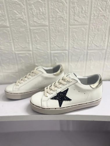 Golden goose Superstar distressed lace-up sneakers