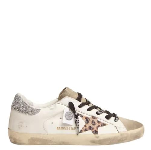 Golden goose Superstar distressed lace-up sneakers