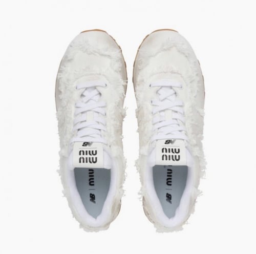 New Balance x Miu Miu denim