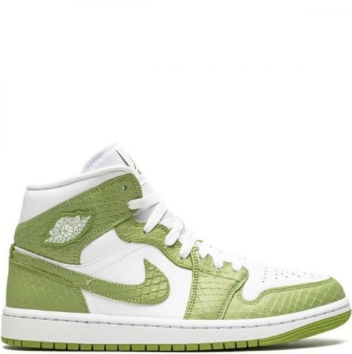 Air jordan 1 mid green python