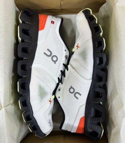 On Cloud X 3 in Ivory & Flame