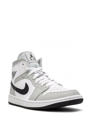 Air Jordan 1 Mid GS 'Light Smoke Grey