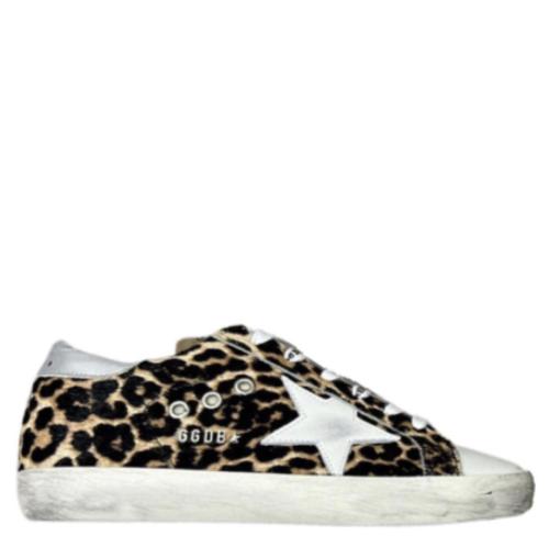 Golden goose Superstar distressed lace-up sneakers