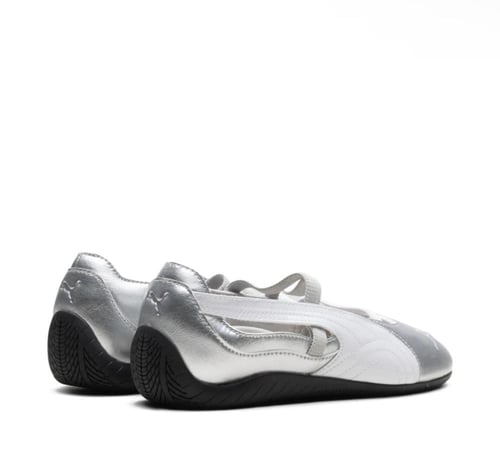 Speedcat "Silver" ballet flats