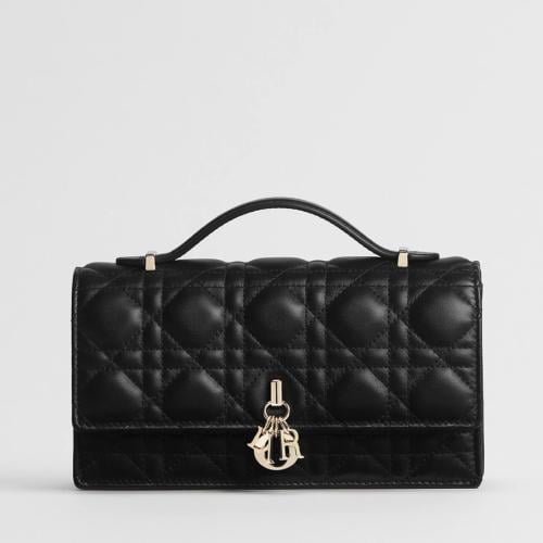 My Dior Mini Bag Black Cannage Lambskin