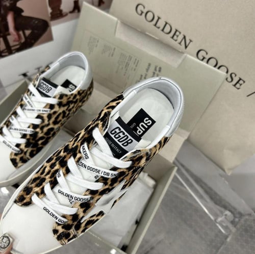 Golden goose Superstar distressed lace-up sneakers
