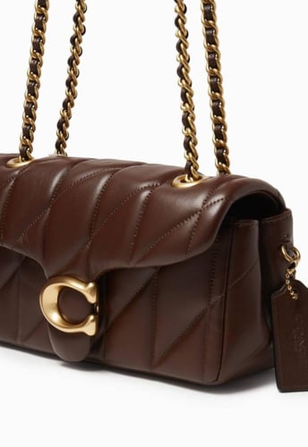 Tabby 20 Quilted Shoulder Bag in Nappa