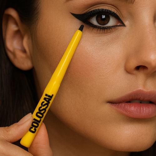 كاجل اسود فاحم من ريال بيوتي قلم تحديد عيون مقاوم...