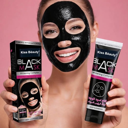 قناع الفحم قناع اسود للوجه لازالة الرؤوس السوداء ق...