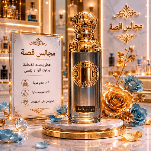 عطر كلاسيكي 25 ملي فاخر يجسد الأناقة الشرقية الممز...