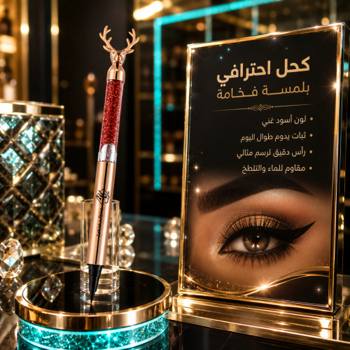 ايلاينر محدد عيون سائل ضد الماء من ريال بيوتي قلم...