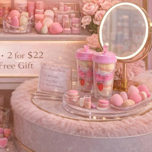 كوب فيه 4 قطع بيوتي بلاندر